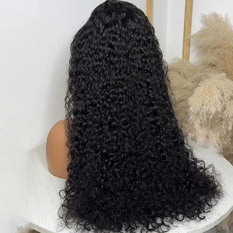 13x6 Raw Indian Lace Frontal Wig — Glueless HD Pre-Plucked Human Hair for Black Women