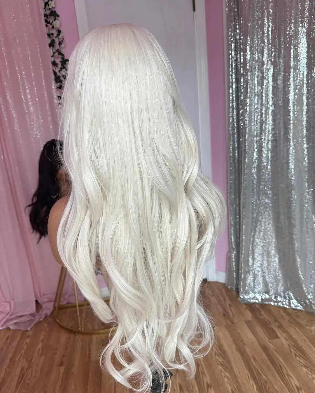 White Blonde 13x4 Body Wave Lace Front Wig — Glueless Pre-Plucked Raw Virgin Hair