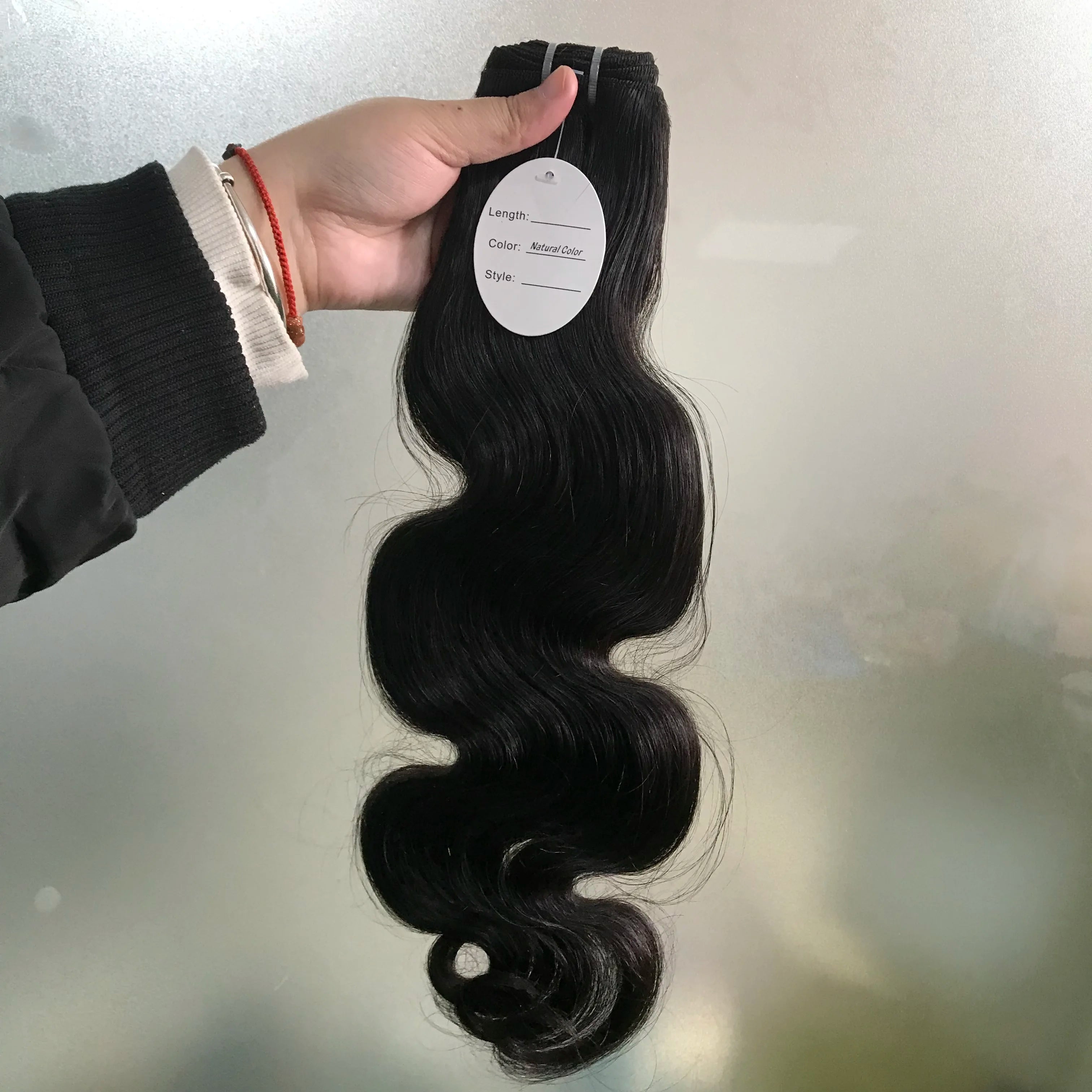 Raw Indian Human Hair Bundles – 100% Cuticle Aligned, Multi-Texture (10"–40")