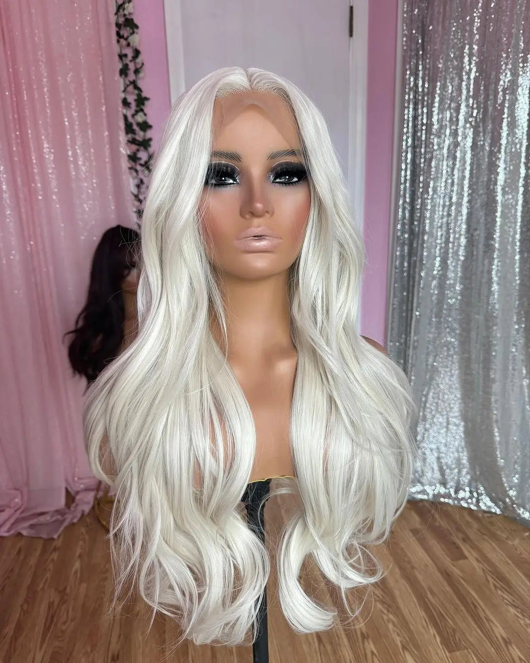 White Blonde 13x4 Body Wave Lace Front Wig — Glueless Pre-Plucked Raw Virgin Hair