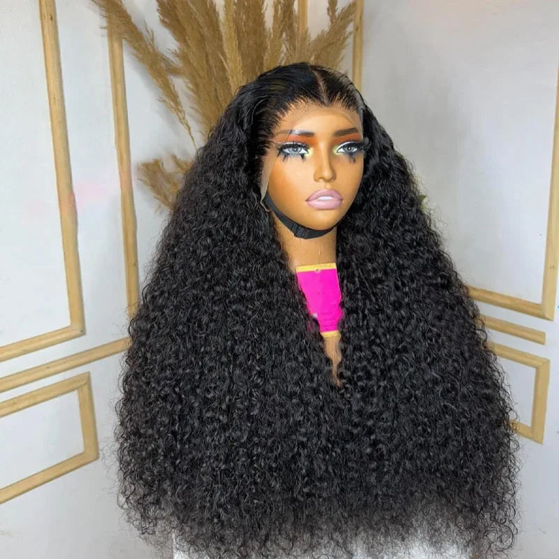 13x6 Raw Indian Lace Frontal Wig — Glueless HD Pre-Plucked Human Hair for Black Women