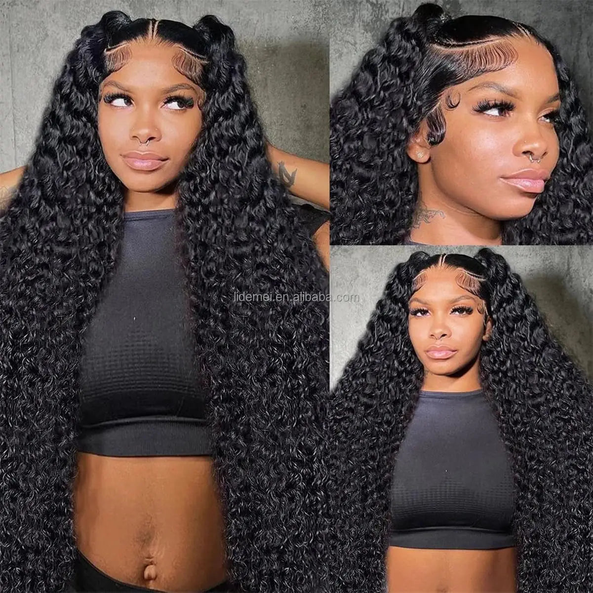 13x6 Raw Indian Lace Frontal Wig — Glueless HD Pre-Plucked Human Hair for Black Women