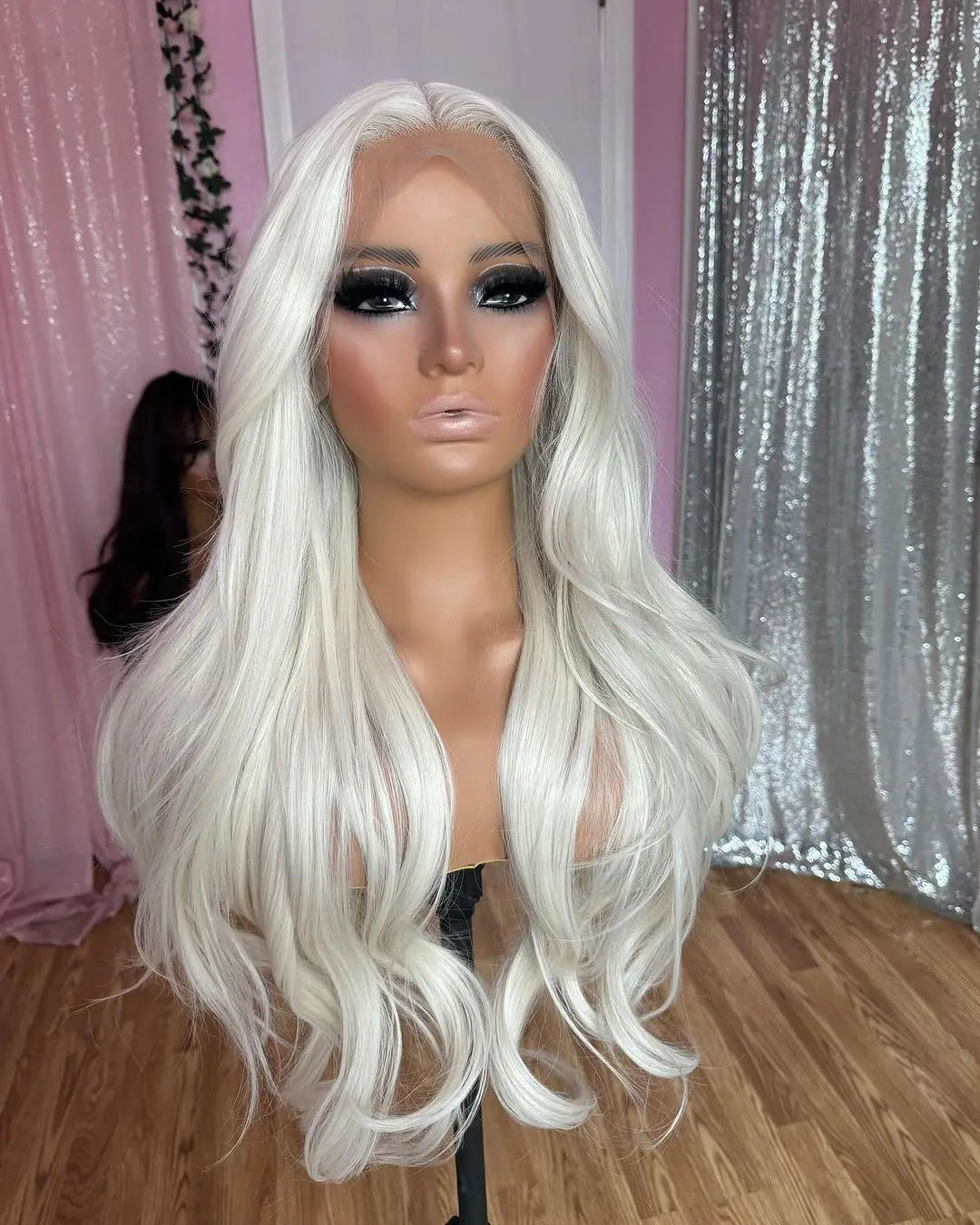 White Blonde 13x4 Body Wave Lace Front Wig — Glueless Pre-Plucked Raw Virgin Hair
