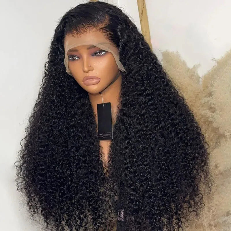 13x6 Raw Indian Lace Frontal Wig — Glueless HD Pre-Plucked Human Hair for Black Women