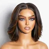 Highlight Blonde 13x4 Bob Lace Front Wig — Glueless Pre-Plucked 100% Virgin Human Hair