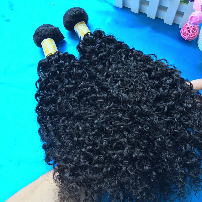 Raw Indian Human Hair Bundles – 100% Cuticle Aligned, Multi-Texture (10"–40")