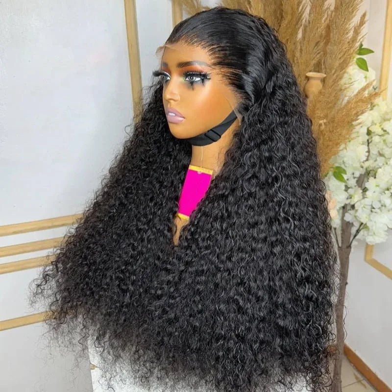 13x6 Raw Indian Lace Frontal Wig — Glueless HD Pre-Plucked Human Hair for Black Women